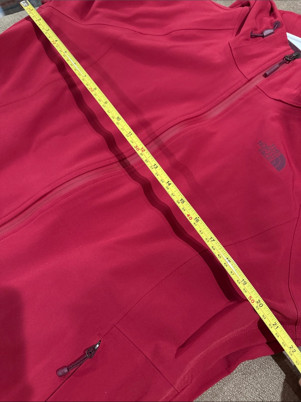 The North Face Apex Flex Women's Red Hooded Softshell Jacket Size XL - Picture 4 of 6